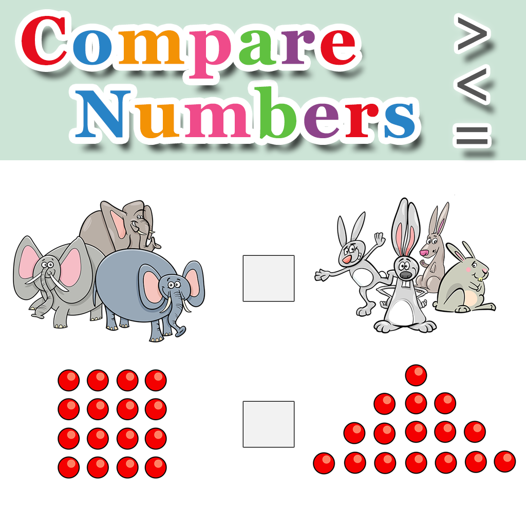 Compare Numbers Greater Than Less Than Equal To Set