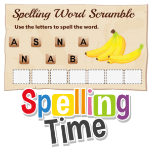 Spelling Word Scramble – Set F