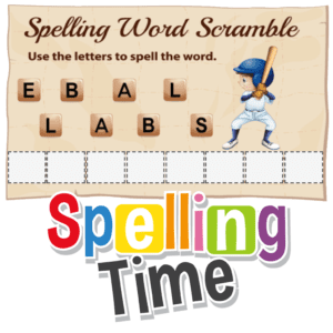 Spelling Word Scramble – Set G