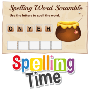 Spelling Word Scramble – Set E