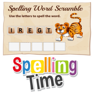 Spelling Word Scramble – Set C