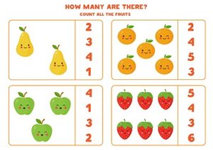 Let’s Count Fruits – Set A