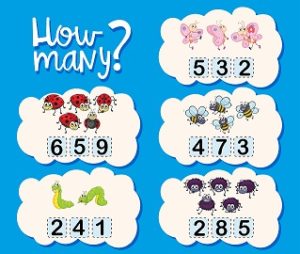 How Many Insects? Counting – Set B