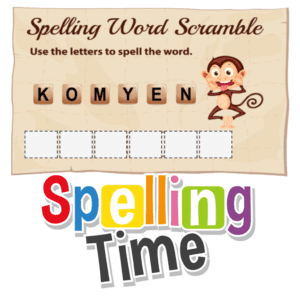 Spelling Word Scramble – Set J