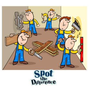 Spot 6 Differences – Set A