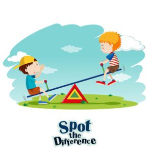 Spot 3 Differences – Set A