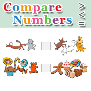 Compare Numbers – Greater Than – Less Than – Equal To – Set 11