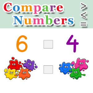 Compare Numbers – Greater Than – Less Than – Equal To – Set 12