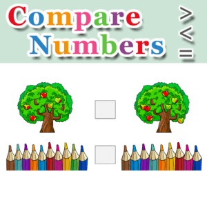 Compare Numbers – Greater Than – Less Than – Equal To – Set 14