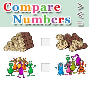 Compare Numbers – Greater Than – Less Than – Equal To – Set 15