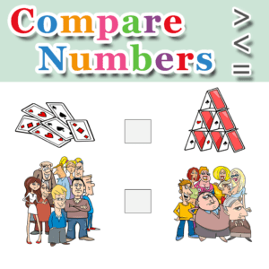 Compare Numbers – Greater Than – Less Than – Equal To – Set 16