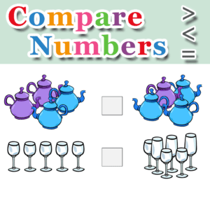 Compare Numbers – Greater Than – Less Than – Equal To – Set 17