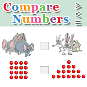 Compare Numbers – Greater Than – Less Than – Equal To – Set 19