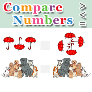 Compare Numbers – Greater Than – Less Than – Equal To – Set 5