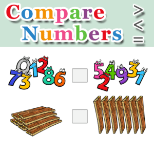 Compare Numbers – Greater Than – Less Than – Equal To – Set 8