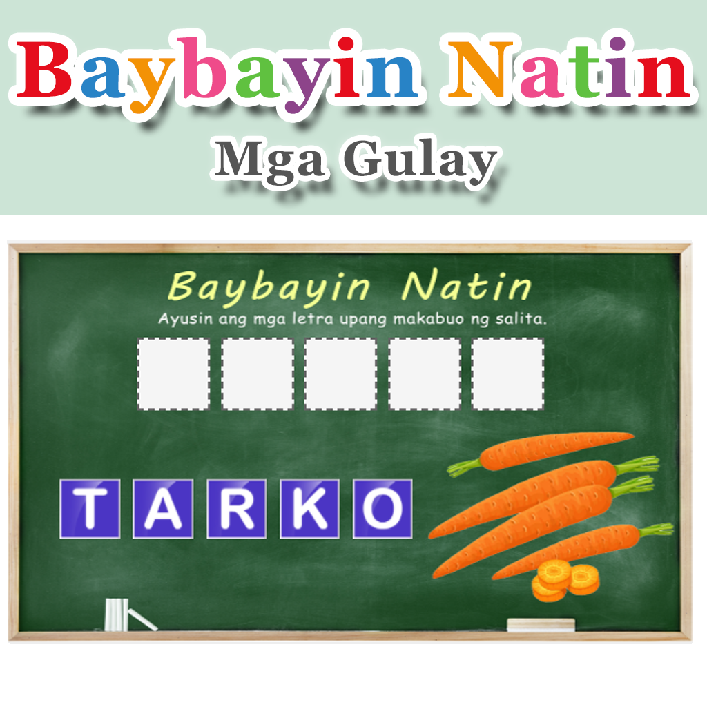 Baybayin Natin - Gulay - Set 1 - iWorksheets | Free Interactive ...