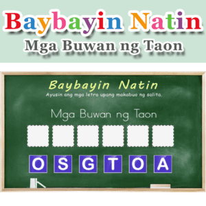 Baybayin Natin – Mga Buwan ng Taon – Set 8