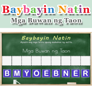 Baybayin Natin – Mga Buwan ng Taon – Set 11