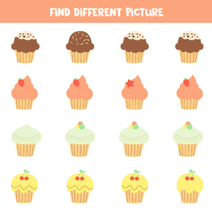 Find Different Picture – Set E