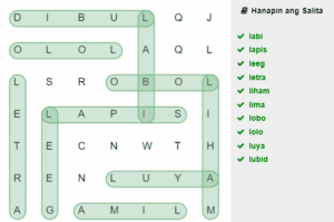 Titik Ll – Hanapin ang Salita