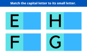 Letter Matching – Capital and Small Letter – Set 2